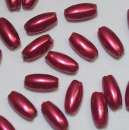 Wachsoliven 6x3mm weinrot
