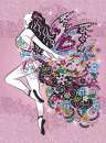 Sequin-Art Paillettenbilder Fee 1809