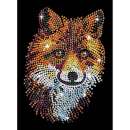 Sequin-Art Original Paillettenbild Fuchs 1934