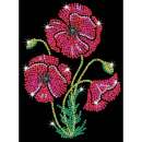 Sequin-Art Junior Paillettenbild Mohn 1936