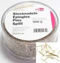 Stecknadeln 10mm 500g messing 2545810