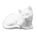 Styropor Figur Katze 14cm liegend