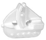 Styropor Figur Piratenschiff 13x16cm