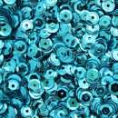 Pailletten gewölbt 5mm türkis 40g im SB-Beutel 540007