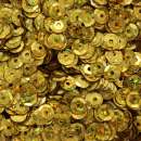 Pailletten gewölbt 5mm gold hologramm 40g im SB-Beutel 540106