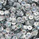 Pailletten gewölbt 5mm silber hologramm 40g im SB-Beutel 540122