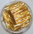Glasstifte twisted 25mm gold