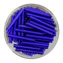 Glasstifte 15mm blau 13g in Dose