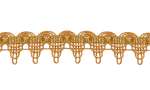 Lurexborte 22mm - gold