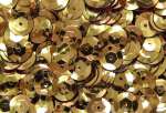 Pailletten 6mm gew. gold 3500St.