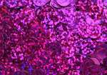 Pailletten 8mm flach lila hologramm