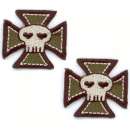 Stickmotiv Kreuz 2,7x2,7cm paillettenshop.de