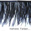 Straußenfranse ca. 15cm  paillettenshop.de