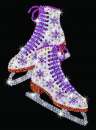 Sequin-Art Original Paillettenbilder Schlittschuhe KSG1306