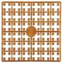 Pixel Viereck 560 goldfarben 10560